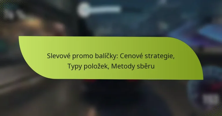 Slevové promo balíčky: Cenové strategie, Typy položek, Metody sběru